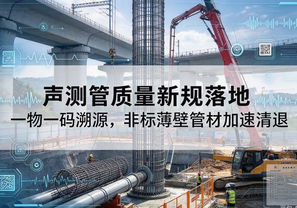 高碑店声测管质量新规落地，一物一码溯源，非标薄壁管材加速清退