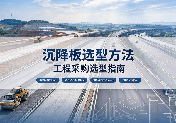 高碑店沉降板选择方法